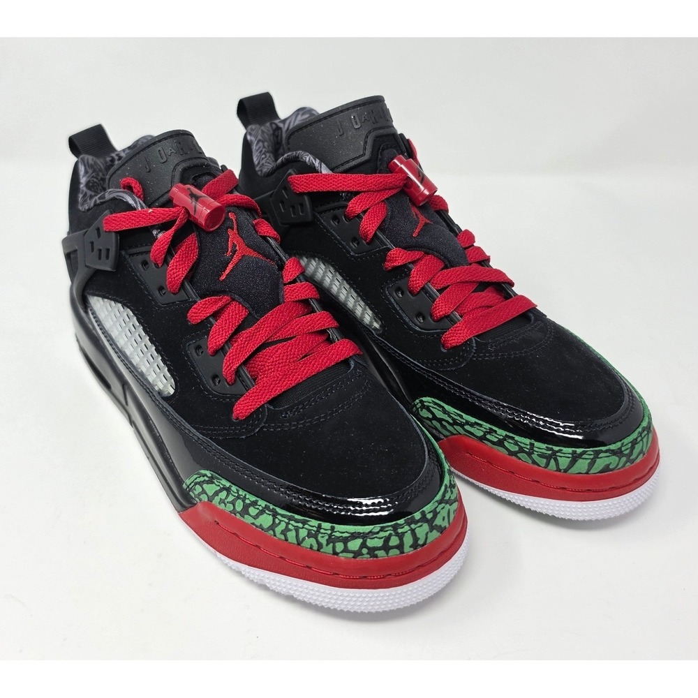 Jordan Spizike Low GS Black/Varsity Red/ Classic‎ Green FQ3950-060 Size 6Y